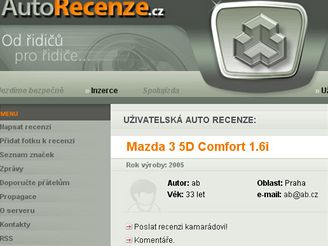 AutoRecenze.cz 