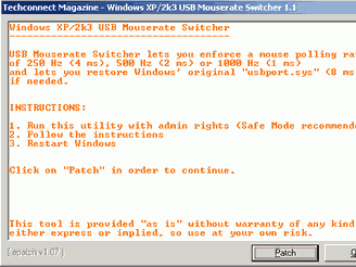 USB Mouserate Switcher 1.1