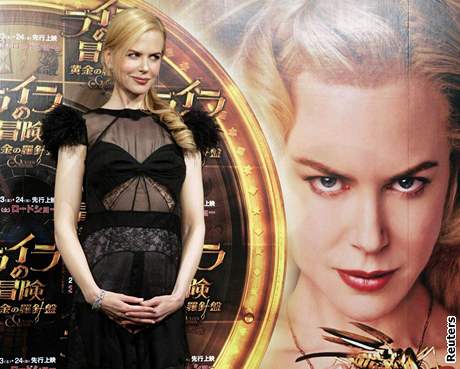 Thotná Nicole Kidmanová ukázala malé bíko na  premiée v Tokiu