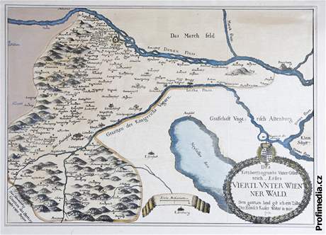 historická mapa, ilustrace