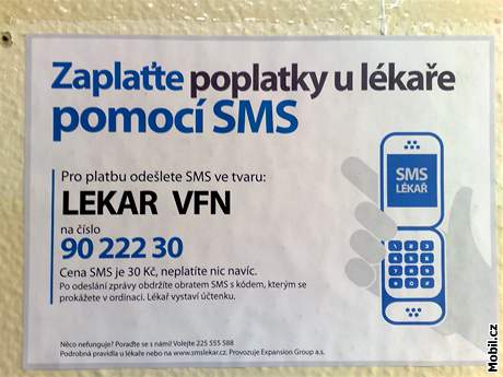SMS platby u lkae