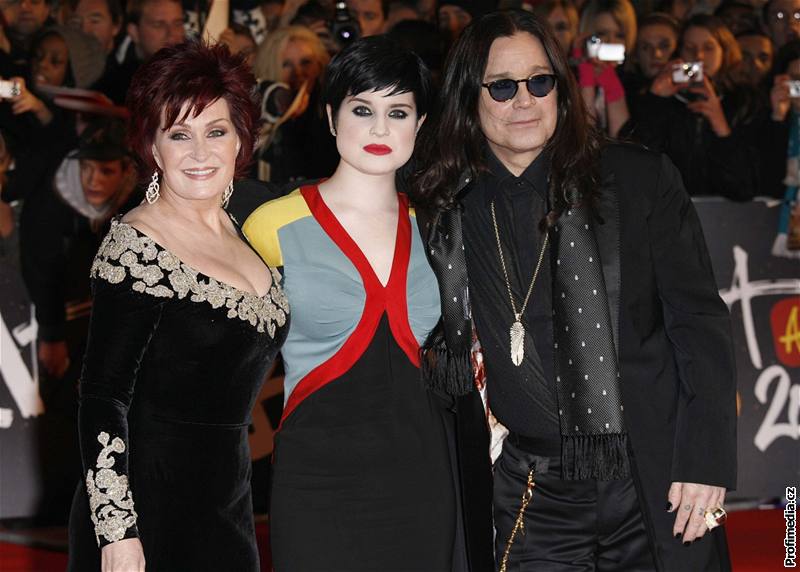 Brit Awards ´08 - Ozzy Osbourne s rodinou