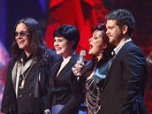 Brit Awards 08 - Rodina Osbourneovch