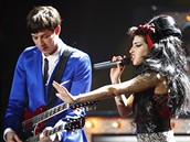 Brit Awards ´08 - Mark Ronson a Amy Winehouse