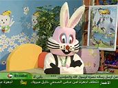 Agitátor v kostýmu Bugs Bunnyho