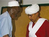 Barack Obama v africkém odvu