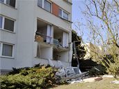 Výbuch v byt v Jelínkov ulici, Praha 8