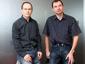 Milan Tomá�ek (vpravo) a Martin Pecka �éfují fond�m ze skupiny �P Invest
