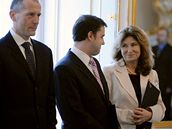 Zden�k T�ma, Mojmír Hampl a Eva Zamrazilová