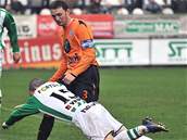 Bohemians - Mladá Boleslav: Bartek a �evinský (naho�e)