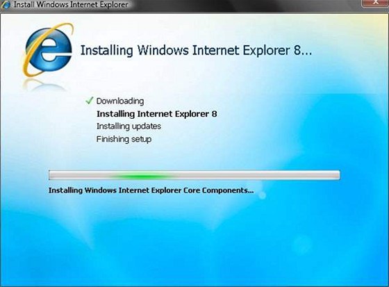 Microsoft doporuuje instalovat nejnovjí verzi svého prohlíee