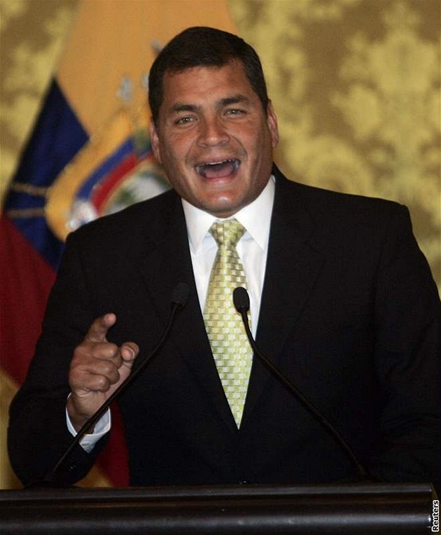 Ekvádorský prezident Rafael Correa