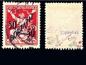 Unikátní známky ze sbírky Lamberta Krejíe