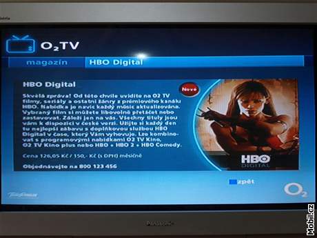HBO Digital v O2 TV