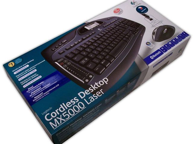Luxusní klávesnice Logitech MX5000 a bezdrátová V450 - iDNES.cz