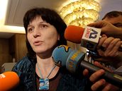 Olga Zubová se po m�síci objevila mezi svými kolegy, 11. b�ezna 2008