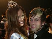 Miss R 2008 Zuzana Jandová s pítelem