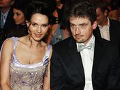 David Beran s partnerkou, bývalou Miss Terezií Dobrovolnou