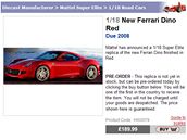 Nepedstavený automobil Ferrari v pedprodeji jako zmenený model