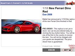 Nepedstaven automobil Ferrari v pedprodeji jako zmenen model