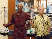 Z filmu Ne si pro ns pijde - Morgan Freeman a Jack Nicholson