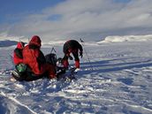 Polárníci Petr Horký a Miroslav Jake trénovali cestu na severní pól v Norsku a na picberkách.