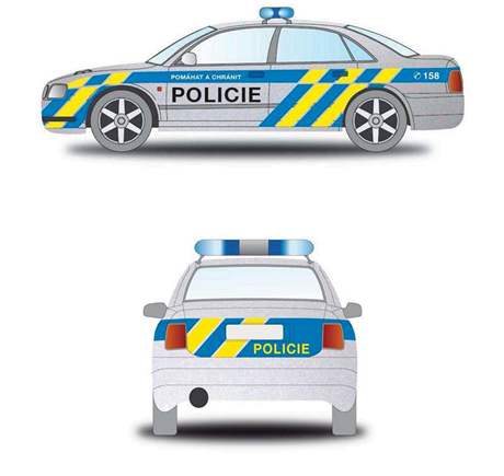 Nový vzhled policejních vozů