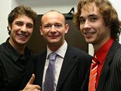 zleva: Michal Holan, David Novotný a Filip Tomsa