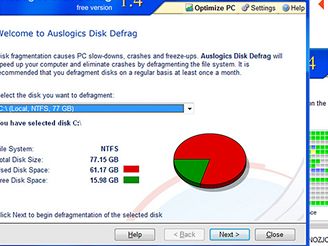 Auslogics Disk Defrag 