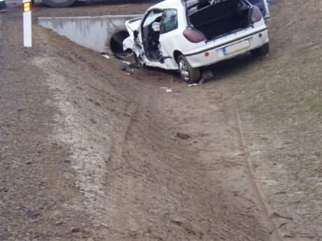 Nehoda Fiatu Bravo na Opavsku (2.4.2008)