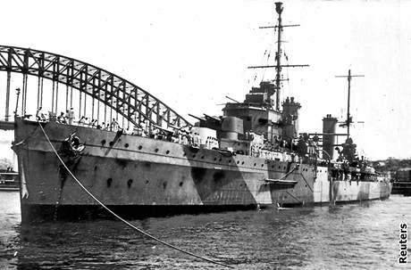 HMAS Sydney v pstavu v Sydney