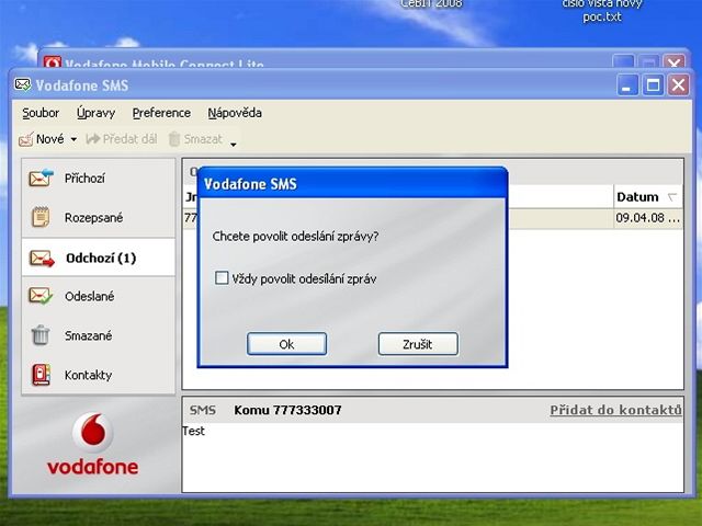 Vodafone E172 - instalace modemu