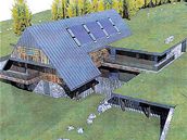 V �umavské Filipov� Huti vyroste d�m, který pro sebe navrhl pra�ský architekt Václav Hodan.