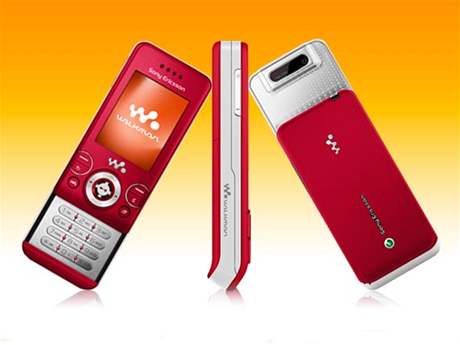 Sony Ericsson W580i Velvet Red