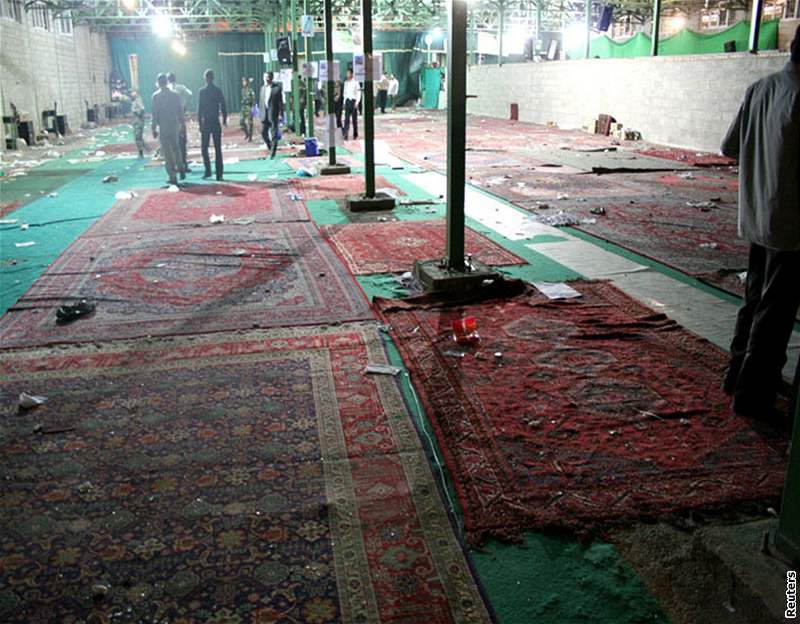 Výbuch v meit v íránském mst íraz