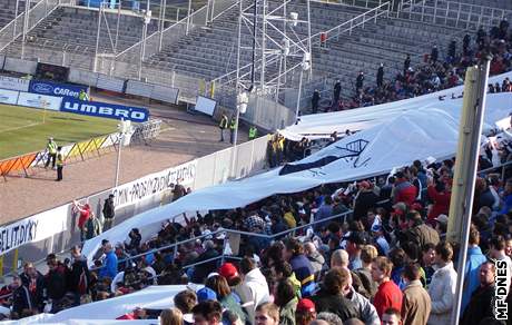 Stadion a fanouci 1. FC Brno