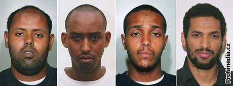 Muktar Said Ibrahim, Yassin Omar, Ramzí Mohammed a Hussein Osman (zleva doprava)