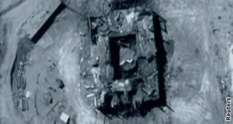 Snímek objektu, který loni v záí vybombardovaly izraelské letouny