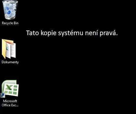 Nelegální Windows Vista zapomenou na barevné pozadí.