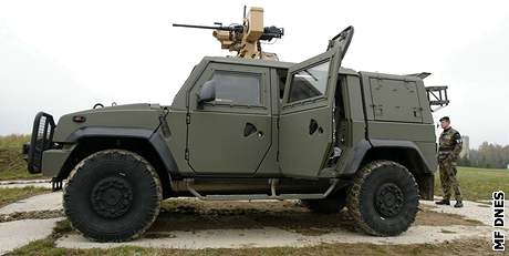 Ve Vykov testovali vojci obrnn vozidlo pro nasazen v Afhnistnu.