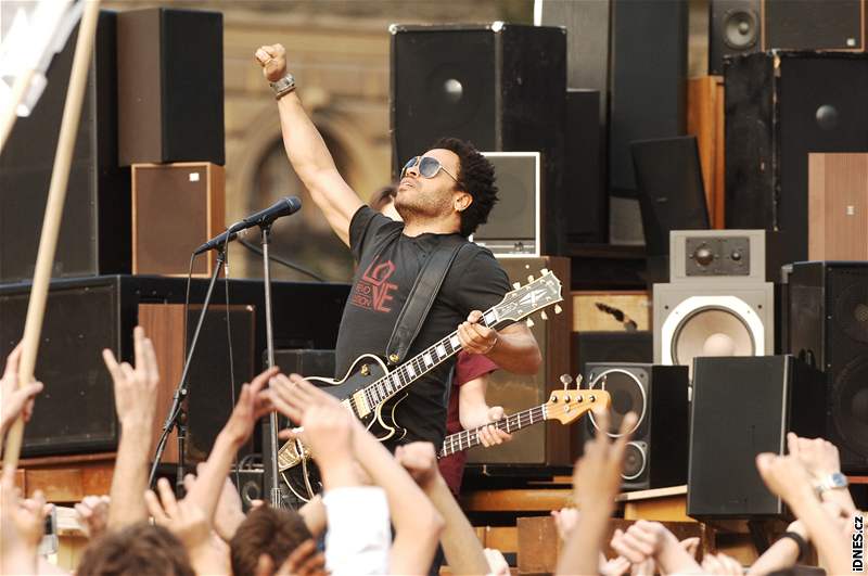 Lenny Kravitz v Praze 