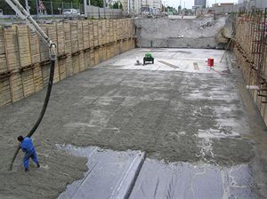 Ochrann beton nad izolac