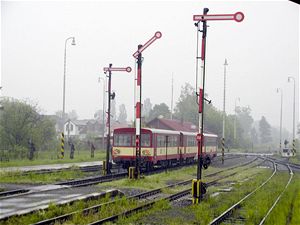 Původní zařízení z trati Ostrava Svinov - Opava