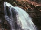Vodopád v údolí Mohelnice v Beskydech