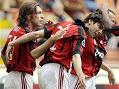 AC Miln (zleva: Pirlo, Kak, Caf a Seedorf)