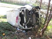 Autonehoda dodávky u Devíti K�í��