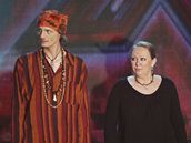 Banánová noc X Factoru - Ondej Ruml (vlevo), Gábina Osvaldová a Jií Zonyga