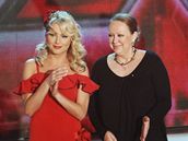 Banánová noc X Factoru - Martina Pártlová (vlevo), Gábina Osvaldová, Jií Zonyga