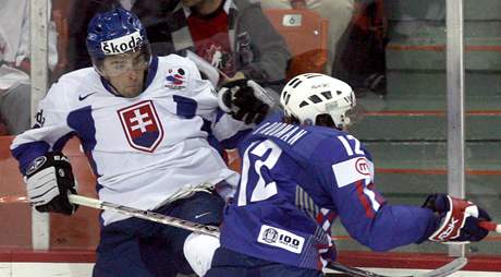 Slovensko - Slovinsko: David Rodman (vpravo) a Dominik Graák