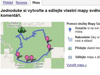 Google Mapy - vlastn